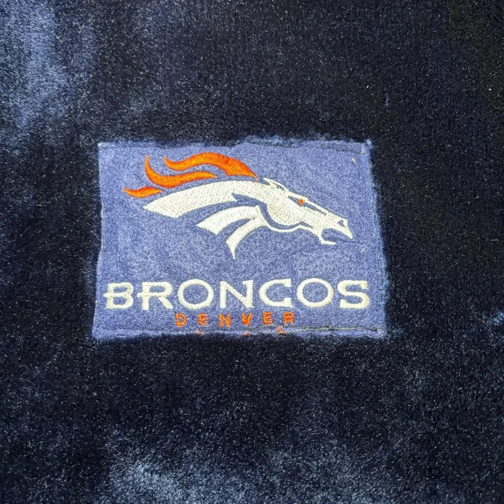 DENVER BRONCOS NAVY BLUE STANDARD  PILLOW SHAM‎ ONE